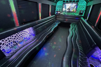 Iowa City Limo Bus Interior