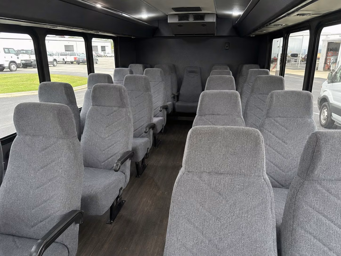 15 passenger minibus interior