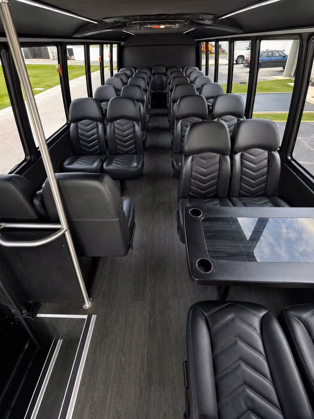 18 passenger minibus inside