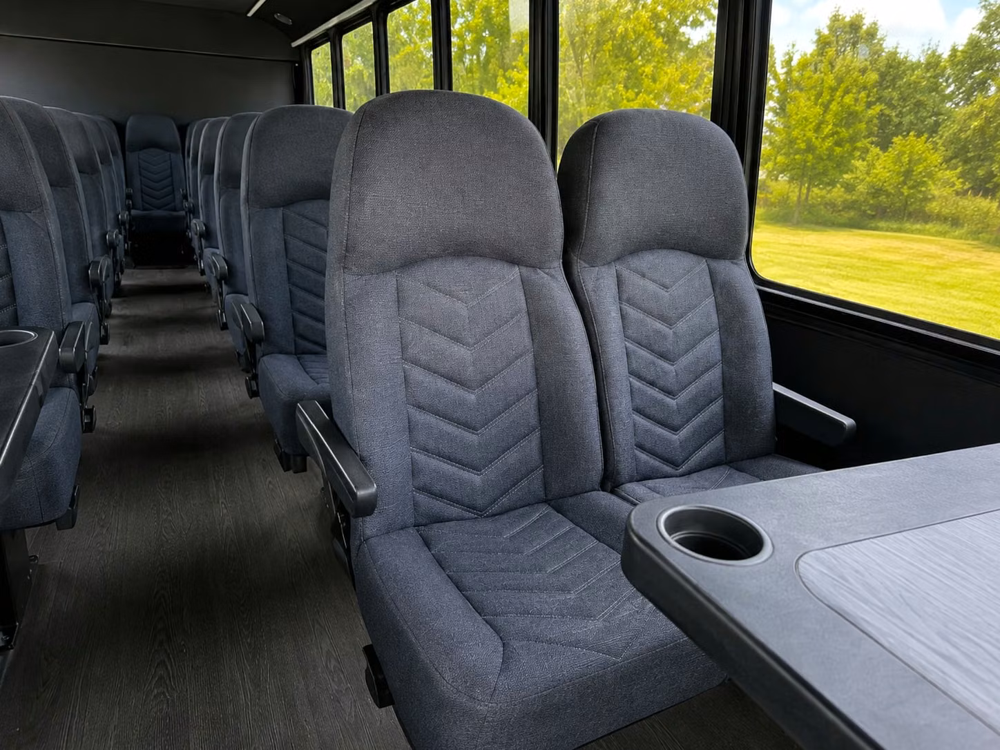 20 passenger minibus inside