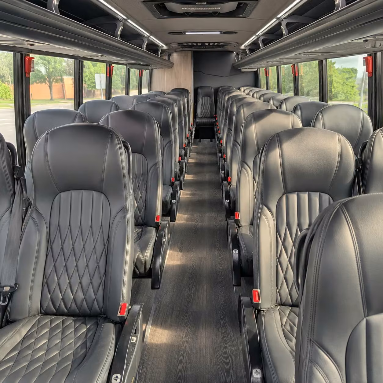 25 passenger minibus interior