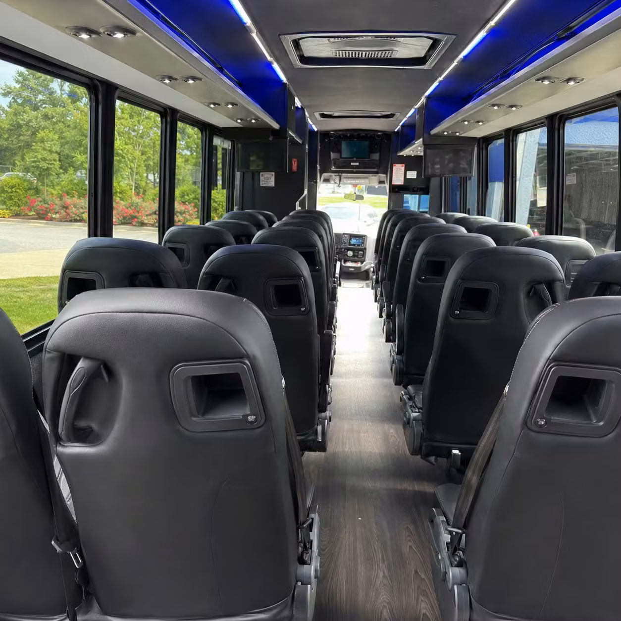 30 passenger minibus interior