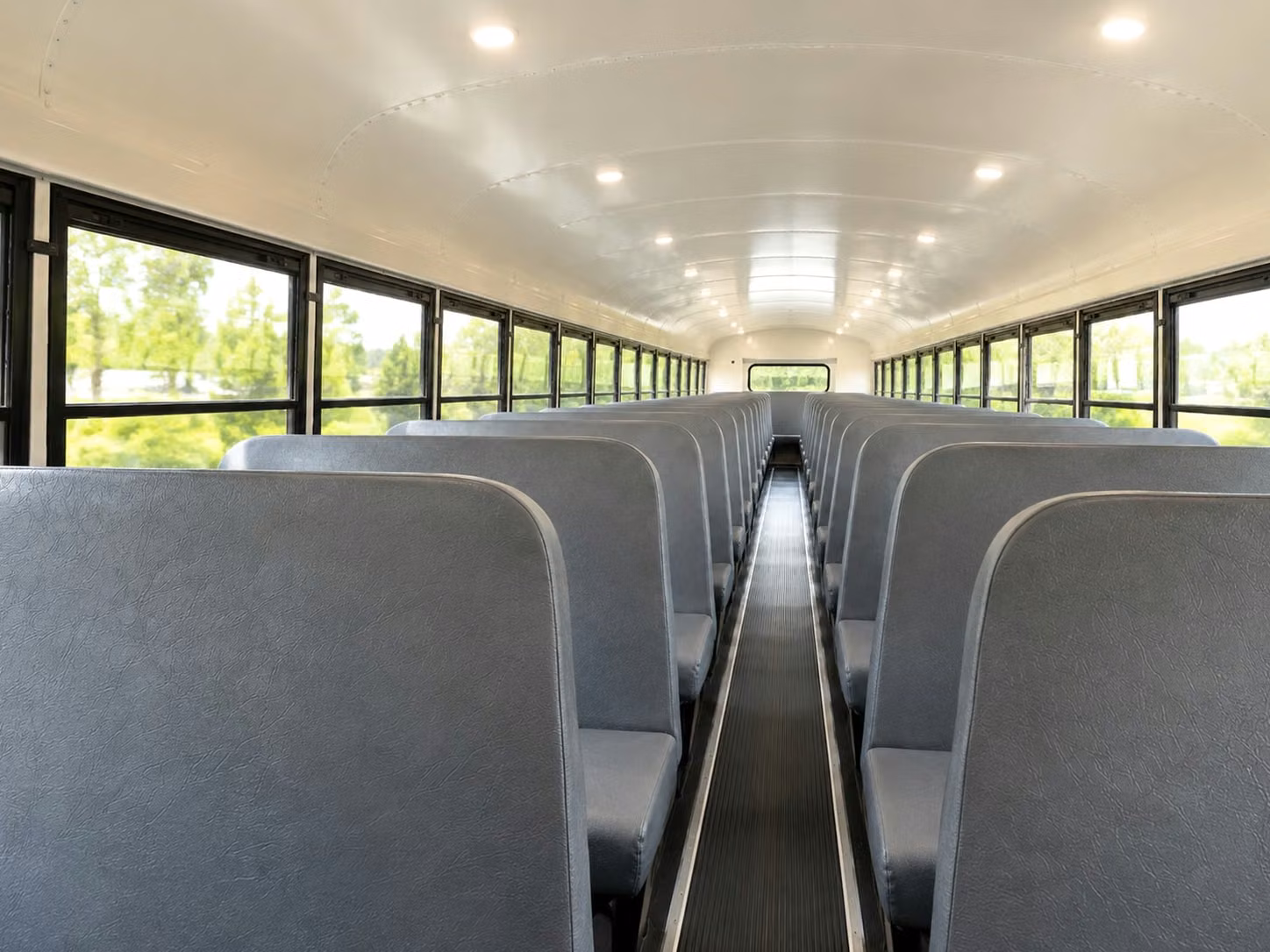 school bus interior