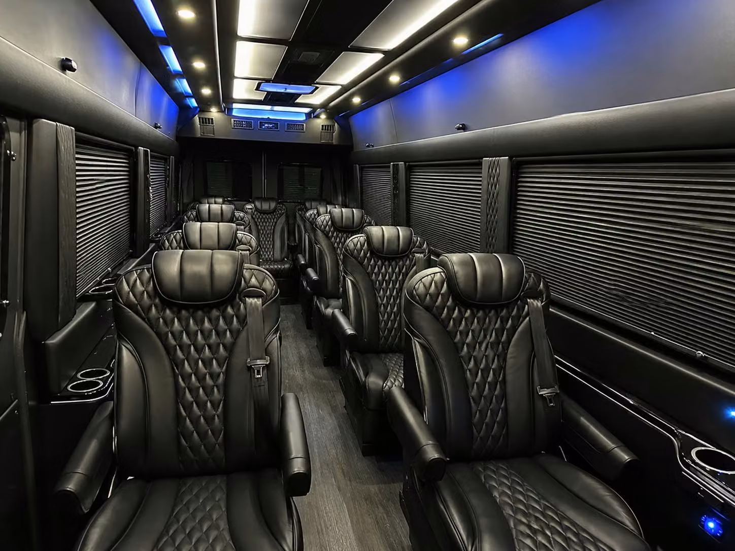 sprinter van with driver inside